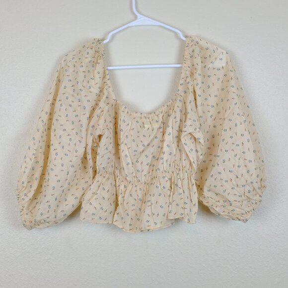 Christy Dawn Cream Floral Top - Picture 2 of 5